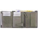 Portfel ze skóry naturalnej szary Black Hawk GBK-109 SZARY