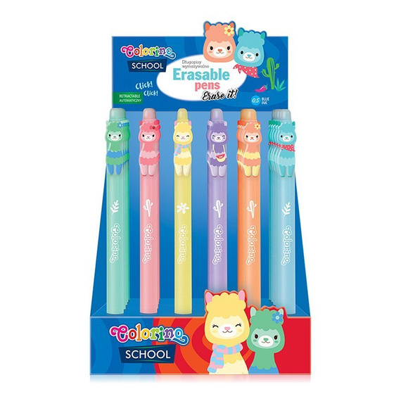 Długopis automatyczny wymazywalny Lamy fioletowy Colorino School 29652PTR