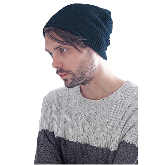 Czapka Atlantis beanie SKATE granatowa