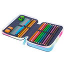 Piórnik szkolny podwójny z wyposażeniem CoolPack Jumper 2 Blue Unicorn F066670