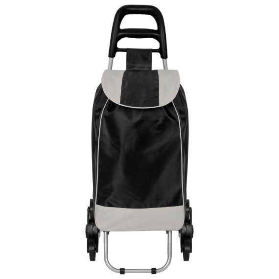 Wózek zakupowy na kółkach składany North Square Davidt's 732.325.34 Czarny