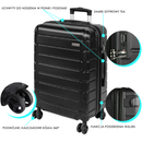 Mała walizka z ABS-u Black Horse Bentley 20" PT-0069-20 granatowa