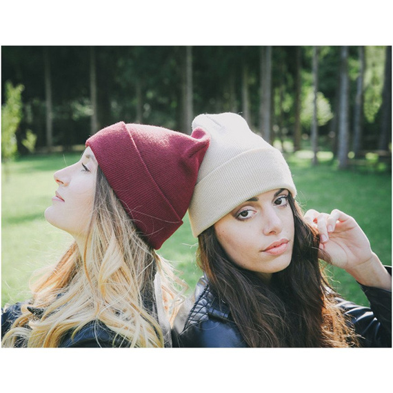 Czapka Atlantis beanie WIND musztardowa