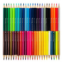 Double ended triangular coloured pencils 24 pcs. / 48 colours Colorino Kids 51705PTR