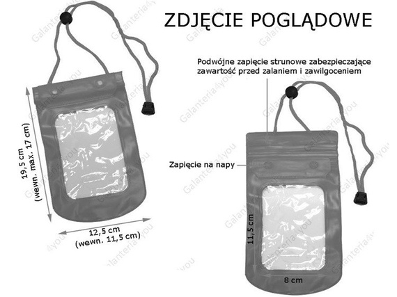 Etui wodoszczelne Jambo Line zielone