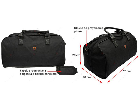 Torba na ramię, bagaż New Bags czarna NB-5108