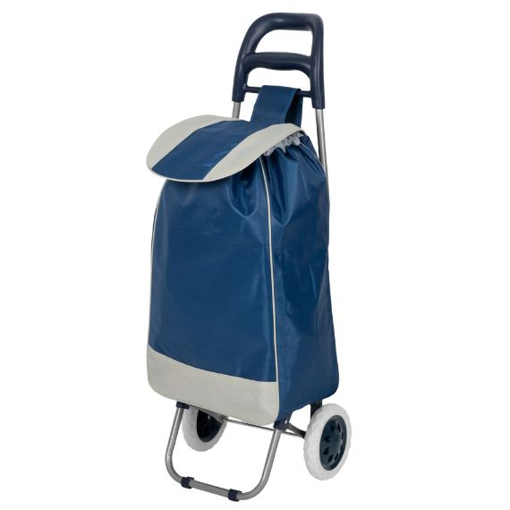 Wózek zakupowy na kółkach Black Horse granatowy DC-307B-1 NAVY