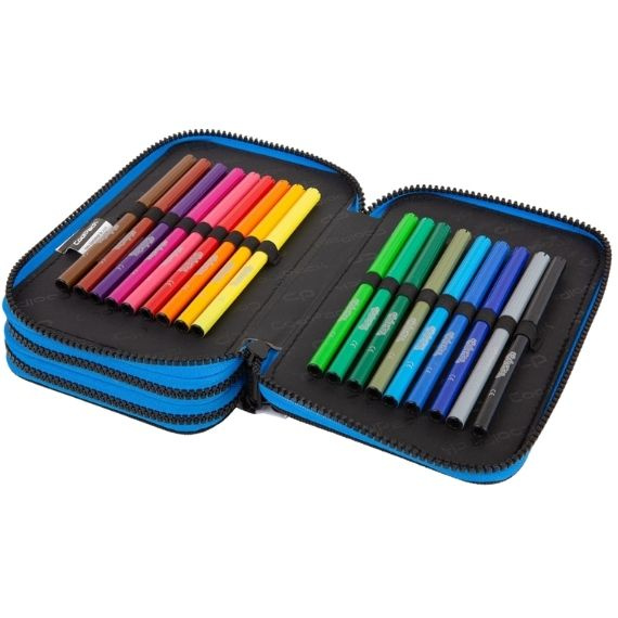 Piórnik potrójny z wyposażeniem CoolPack Jumper 3 T-rex F067853