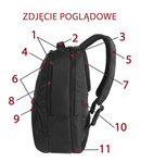 Business backpack Coolpack Citizen Black 12775CP nr A173