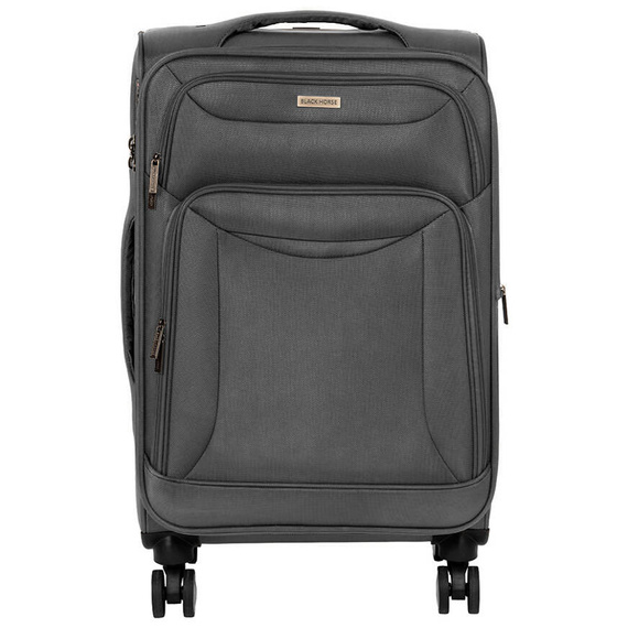 Średnia walizka na kółkach 24" Black Horse Lincoln KC-230069-24 szara
