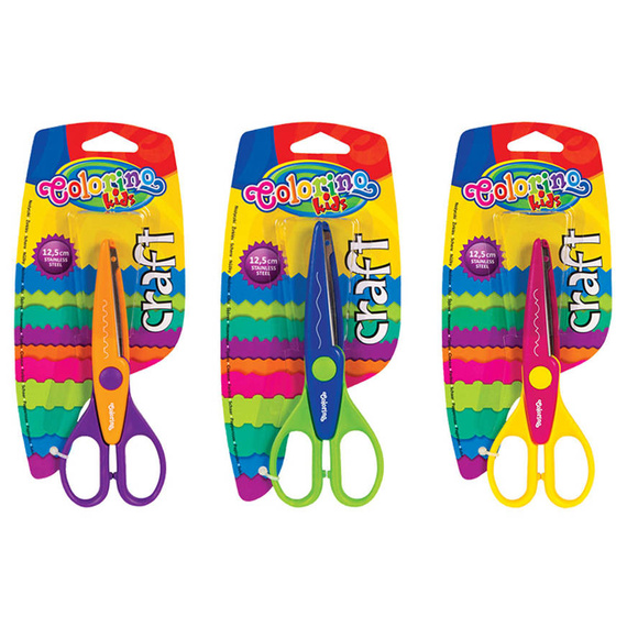 Nożyczki dekoracyjne 12,5 cm Colorino Kids 52184PTR
