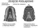 Szkolny plecak St.Right BP-07 Neonowe kropki