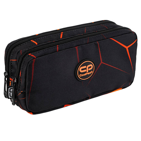 Piórnik szkolny dwukomorowy CoolPack Primo Lava F105749