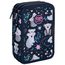 Piórnik szkolny potrójny z wyposażeniem CoolPack Jumper 3 Dreaming Koala D067327/E