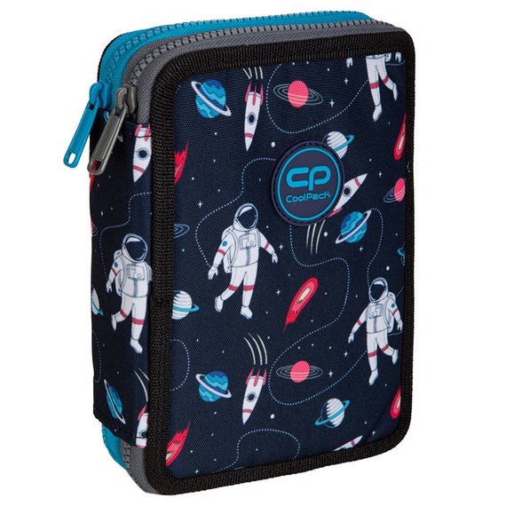 Piórnik szkolny podwójny z wyposażeniem CoolPack Jumper XL Apollo E77532