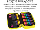 School pencil case with equipment Coolpack Jumper Rubin neon 66358CP nr A472