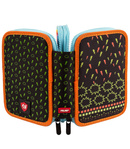 Piórnik 2-poziomowy duży z wyposażeniem Milan Super Heroes czarny 081264SHK