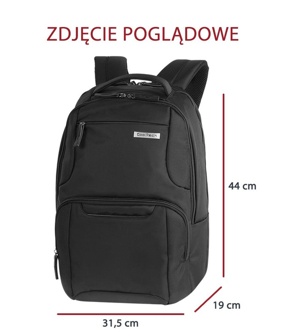 Business backpack Coolpack Citizen Black 12775CP nr A173