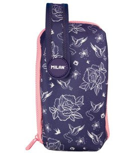 Multipiórnik z wyposażeniem Milan Flowers niebieski 08871FWB