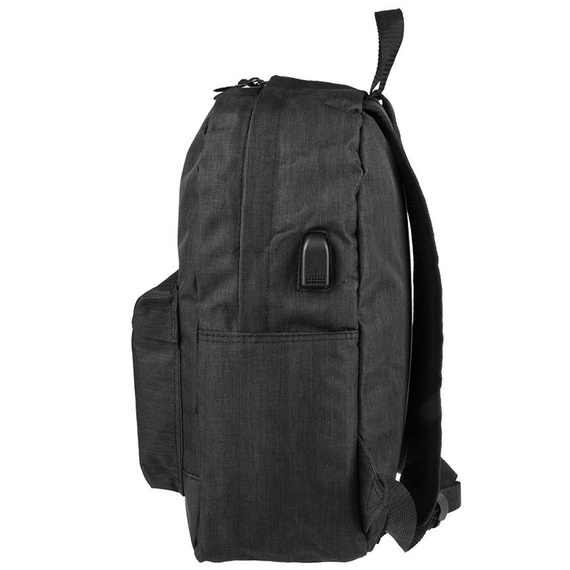Plecak Active Sport z USB Czarny 41058