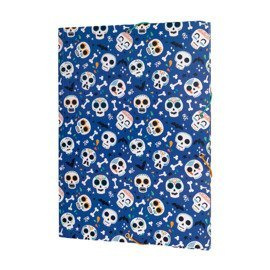 Teczka A4 cienka z gumką Milan Bats & Bites 5130150BA niebieski