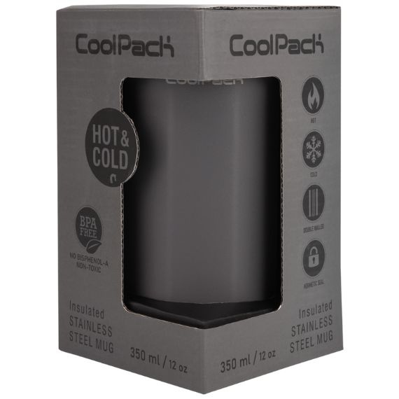 Kubek termiczny Coolpack Coffee Mug Dark Grey Z29027