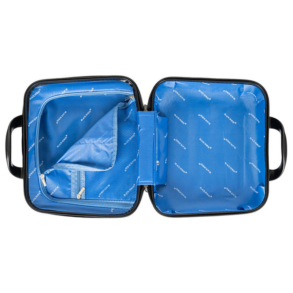 Kosmetyczka - kuferek usztywniany Black Horse Bentley 14" PT-0069-14 fioletowy