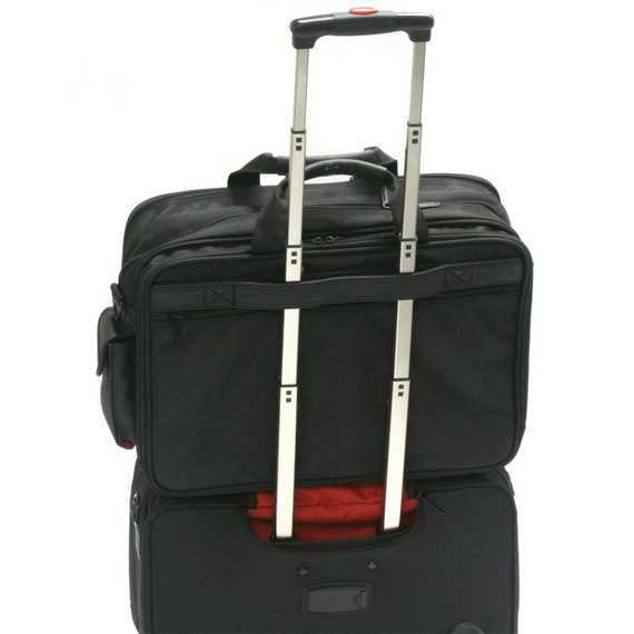 Torba biznesowa teczka na laptopa 17" Davidt's Czarna 261.700.01