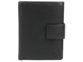 Skórzany portfel Old River czarny pionowy