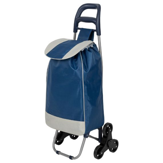 Wózek zakupowy na kółkach składany North Square Davidt's 732.325.34 Czarny