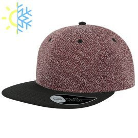 Czapka z daszkiem snapback KIK RED-BLACK