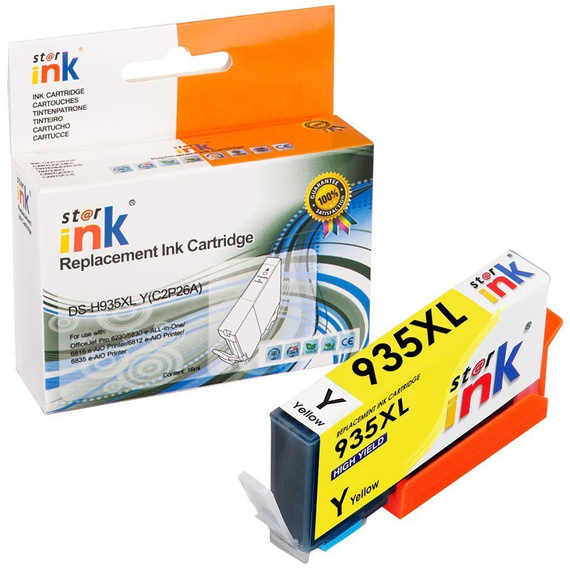 Zestaw czterech tuszy atramentowych Starink zamienników do HP 935 XL (CMYK)
