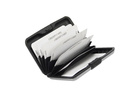 Etui aluminiowe na karty z zabezpieczeniem RFID STOP Deluxa srebrne 40981