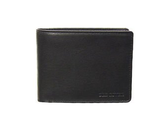 Klasyczny skórzany portfel męski Old River 261 Czarny