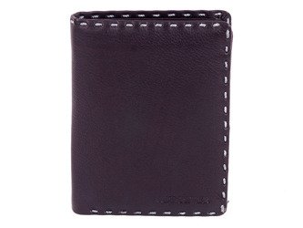 Klasyczny skórzany portfel męski Old River 96160 Czarny