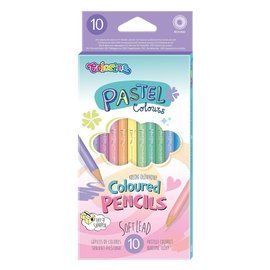 Kredki ołówkowe okrągłe 10 kol. Colorino Kids Pastel 80813PTR