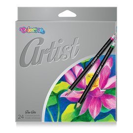 Kredki ołówkowe okrągłe Artist 24 kolory Colorino Kids 65221PTR