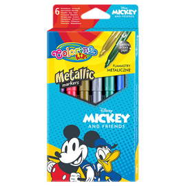 Markery metalizowane Disney Mickey Mouse 6 kol. Colorino Kids 89960PTR