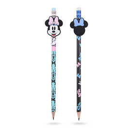 Ołówek HB z gumką 2 szt. Colorino Disney Minnie Mouse Czarny 16500PTR_CZA