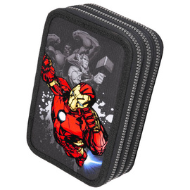 Piórnik potrójny z wyposażeniem Coolpack Jumper 3 Disney Core Avengers F067778