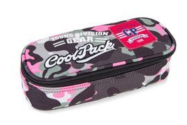 Piórnik szkolny Coolpack Campus Camo Pink Badges 24060CP A62112