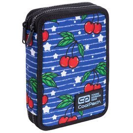 Piórnik szkolny podwójny z wyposażeniem CoolPack Jumper XL Cherries 66176CP C77238