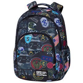 Plecak młodzieżowy szkolny CoolPack Basic Plus Military Patches 77066CP C03193