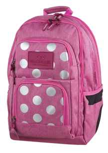 Plecak szkolny CoolPack Unit Silver Dots Pink 78559CP