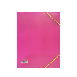 Teczka A4 z gumką Colorino Neon Różowa 52146PTR