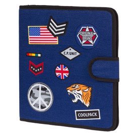 Teczka wielofunkcyjna Coolpack Mate Badges Navy 86059CP A413