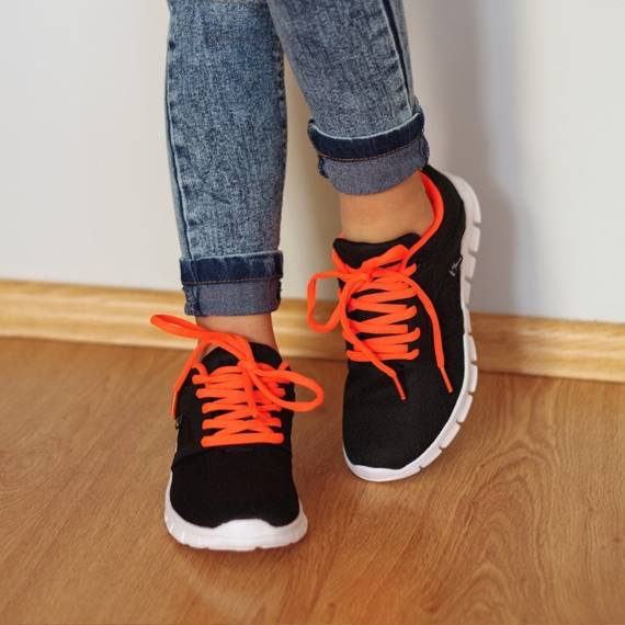 Buty sportowe dziecięce pomarańczowe - 34