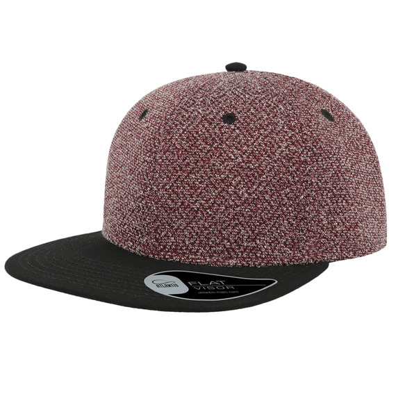 Czapka z daszkiem snapback KIK RED-BLACK