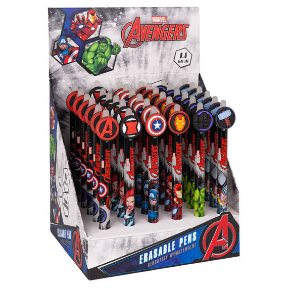 Długopis automatyczny wymazywalny Avengers Colorino Disney Core  54304PTR_A