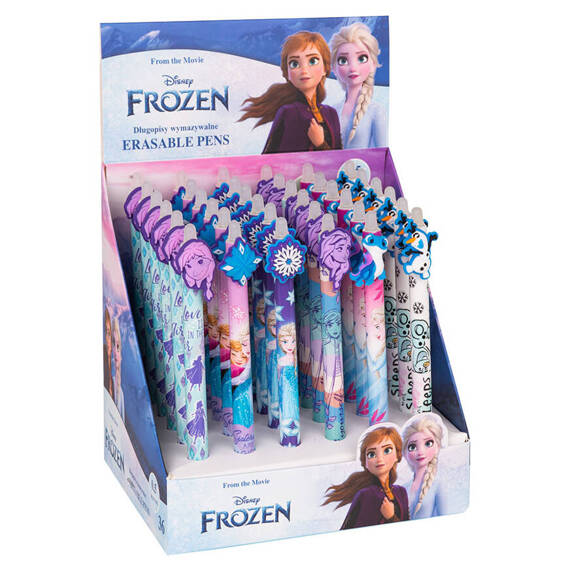 Długopis automatyczny wymazywalny Frozen Colorino Disney Core śnieżynka 53703PTR_SNIEG